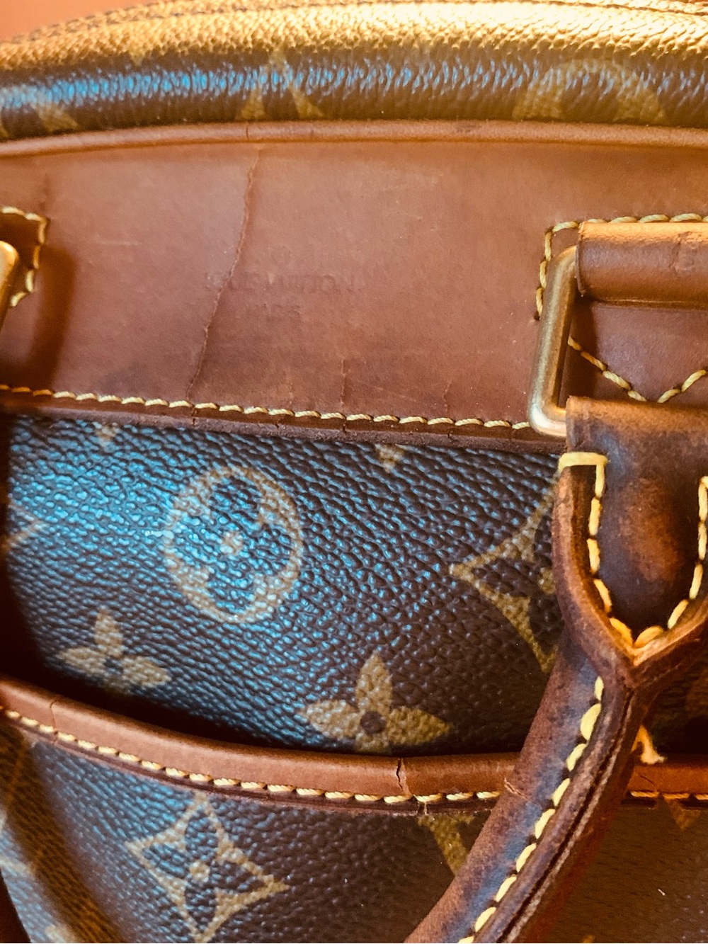 Louis Vuitton Authentic Vintage Monogram Canvas Trouville COA by Legitgrails. - Picture 6 of 17